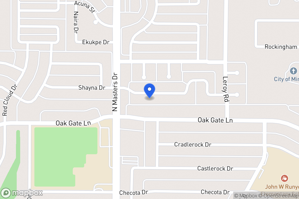 Map of 10230 Shayna Dr