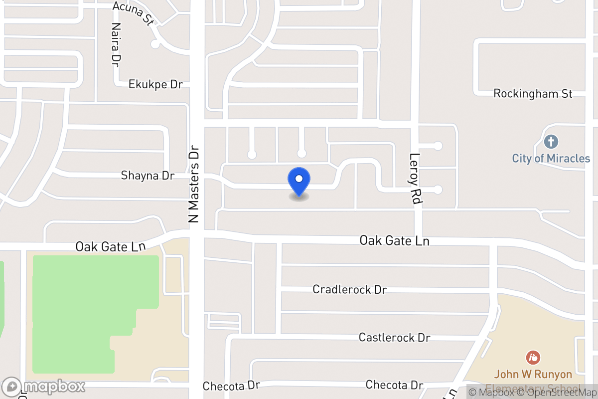 Map of 10254 Shayna Dr