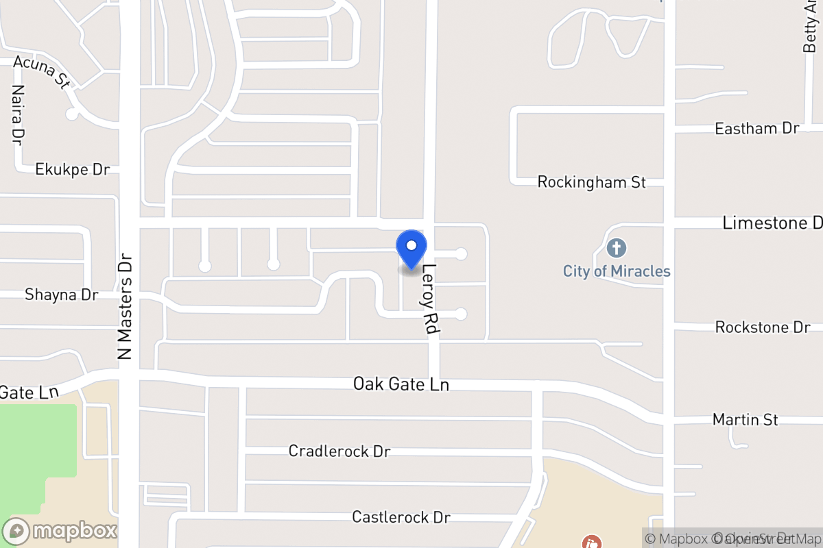 Map of 1719 Leroy Rd