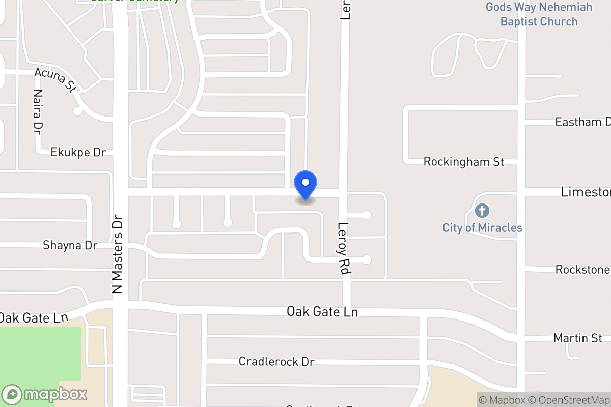 Map of 10416 Limestone Rd