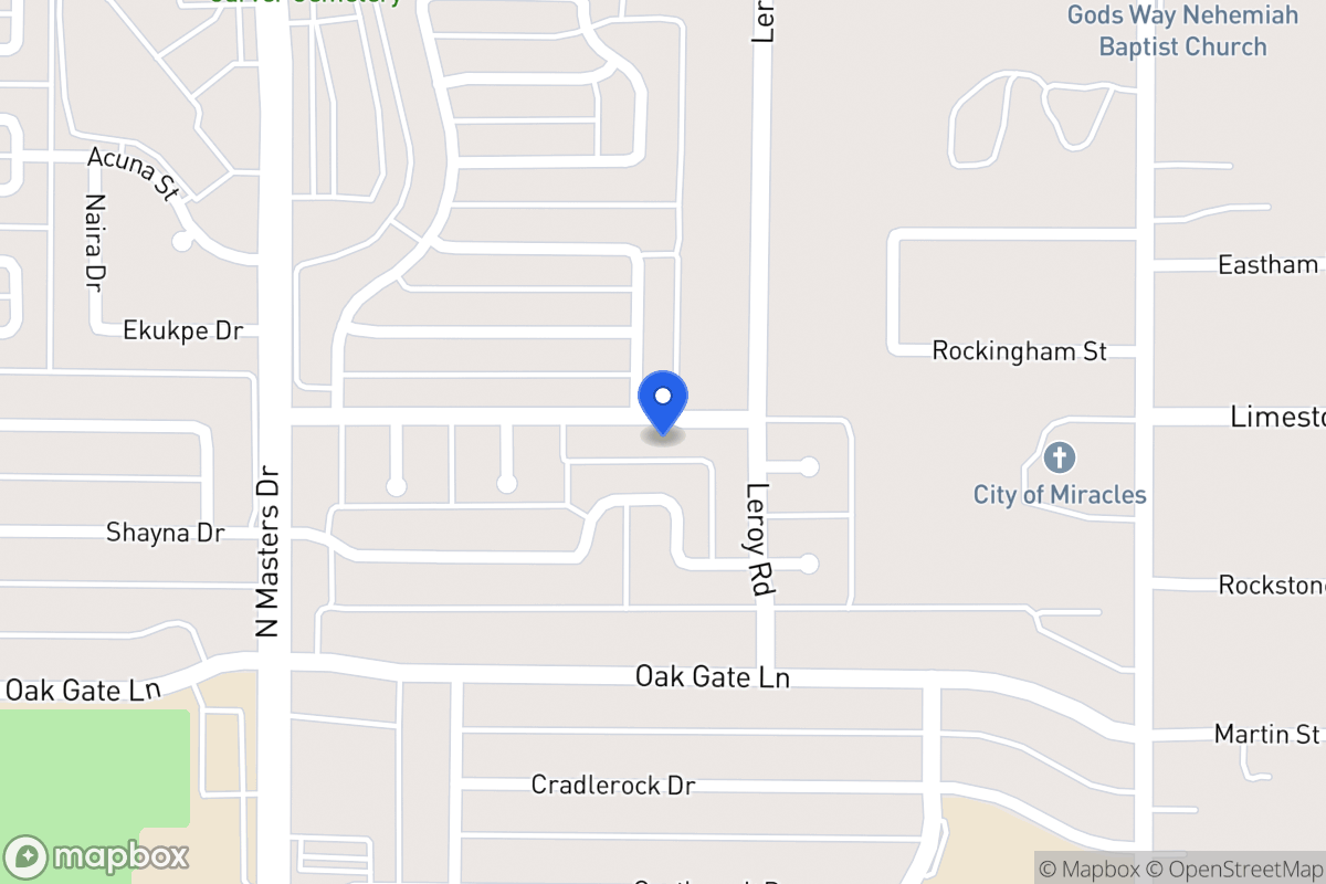 Map of 10412 Limestone Rd