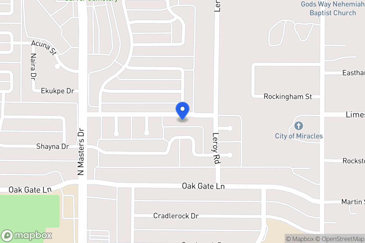 Map of 10404 Limestone Rd