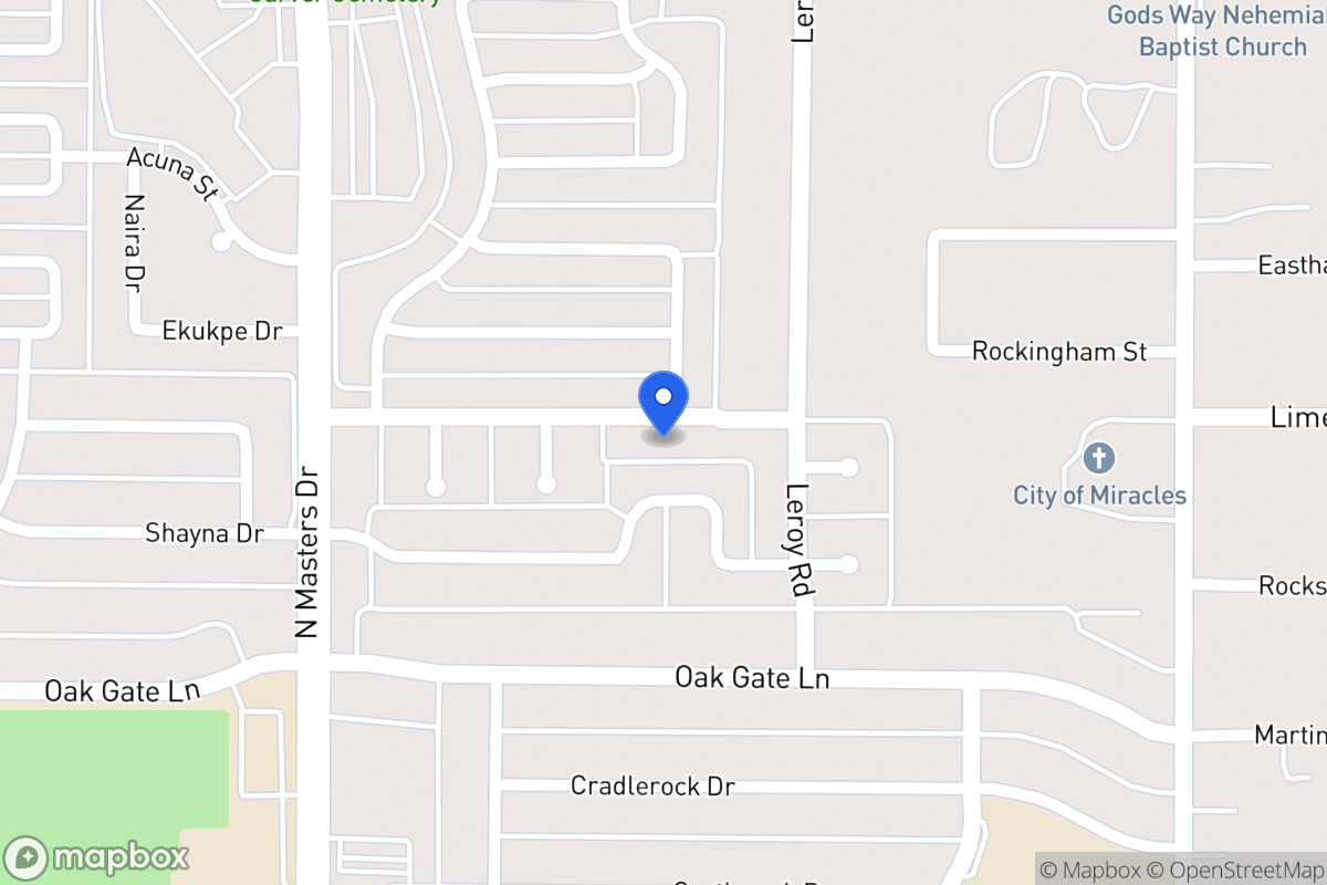 Map of 10386 Limestone Rd