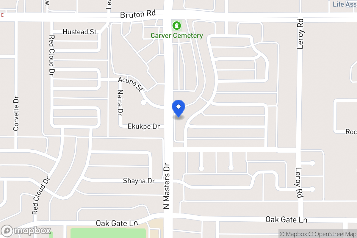 Map of 1909 New Haven Dr