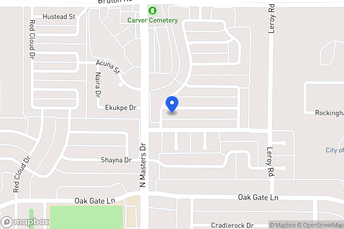 Map of 10310 Brockton Dr