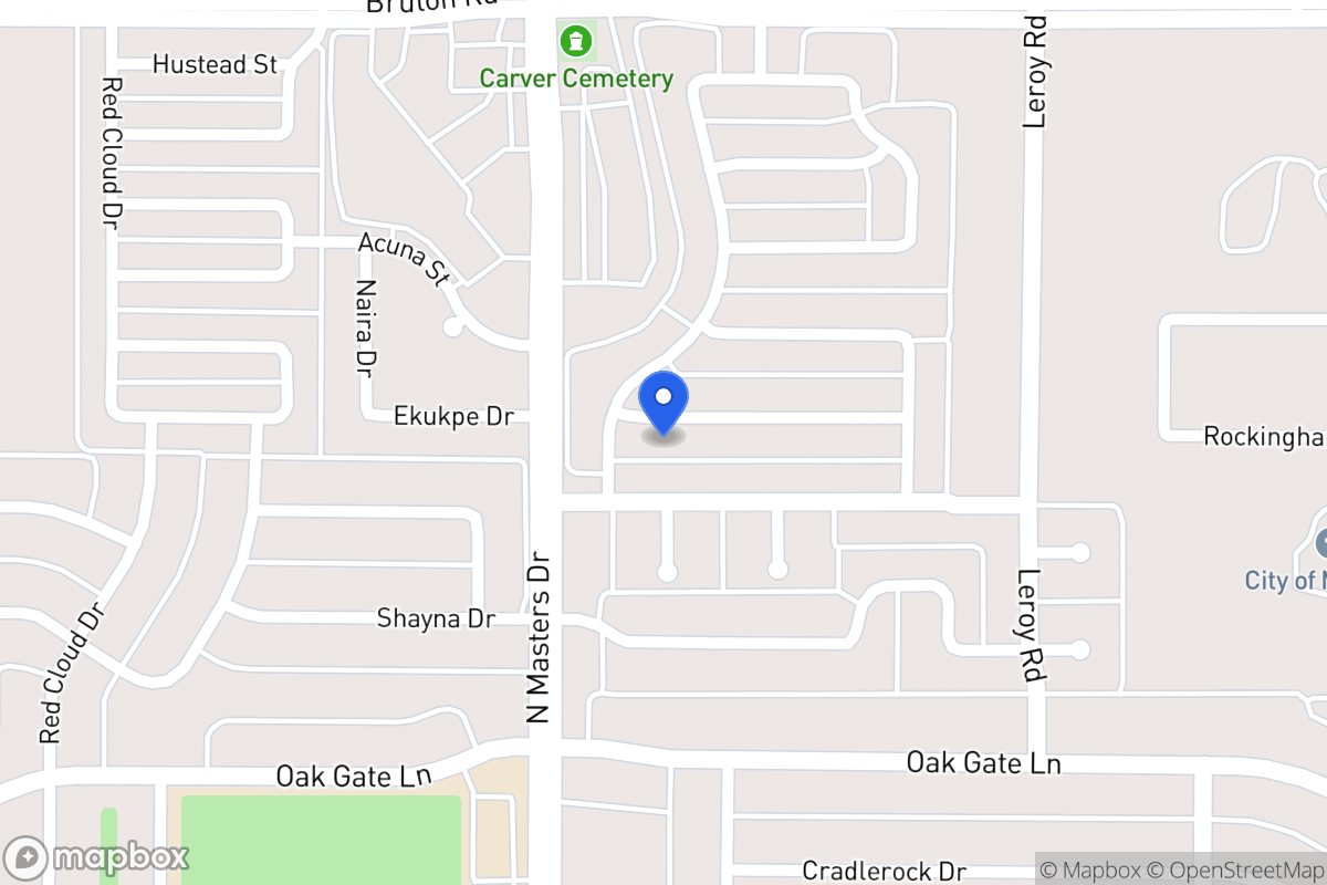 Map of 10314 Brockton Dr