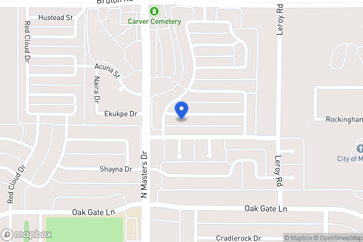 Map of 10318 Brockton Dr