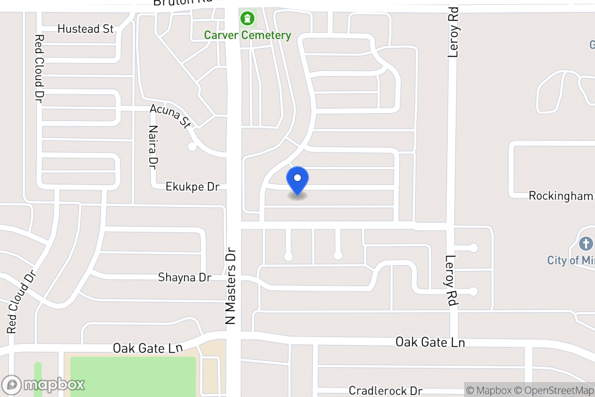 Map of 10322 Brockton Dr