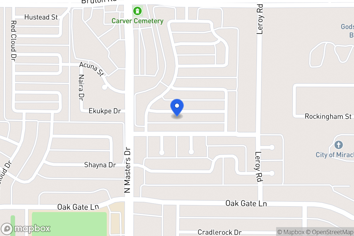 Map of 10334 Brockton Dr