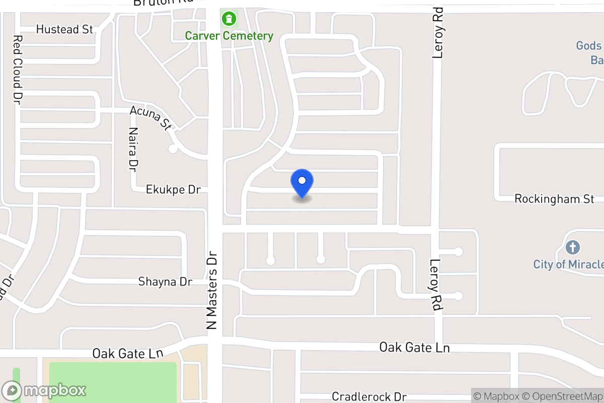Map of 10338 Brockton Dr