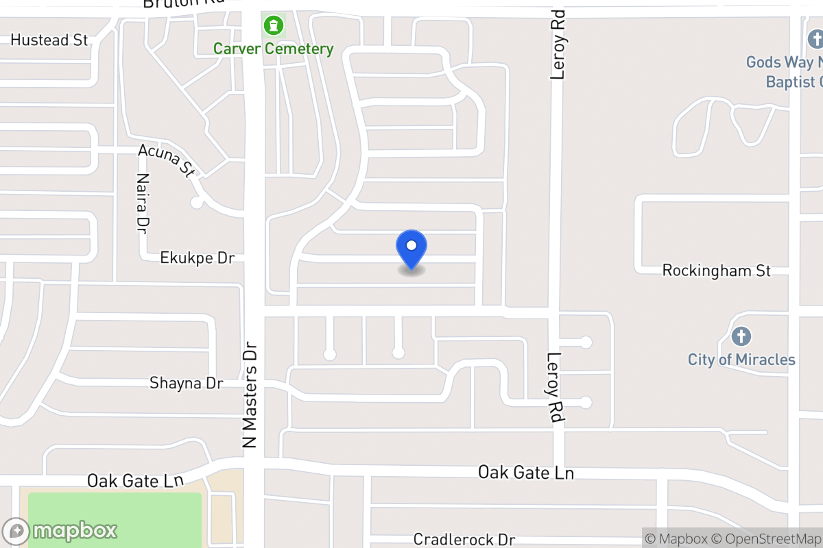 Map of 10358 Brockton Dr