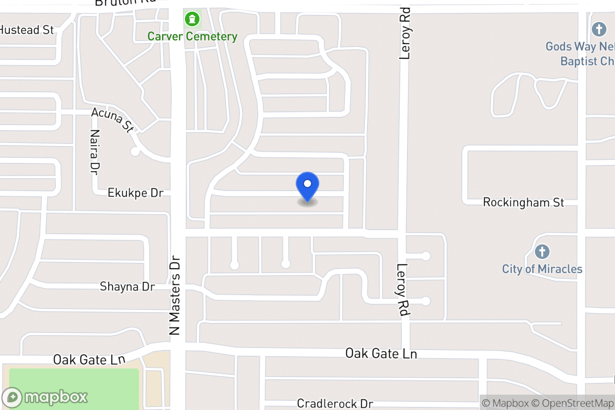 Map of 10366 Brockton Dr