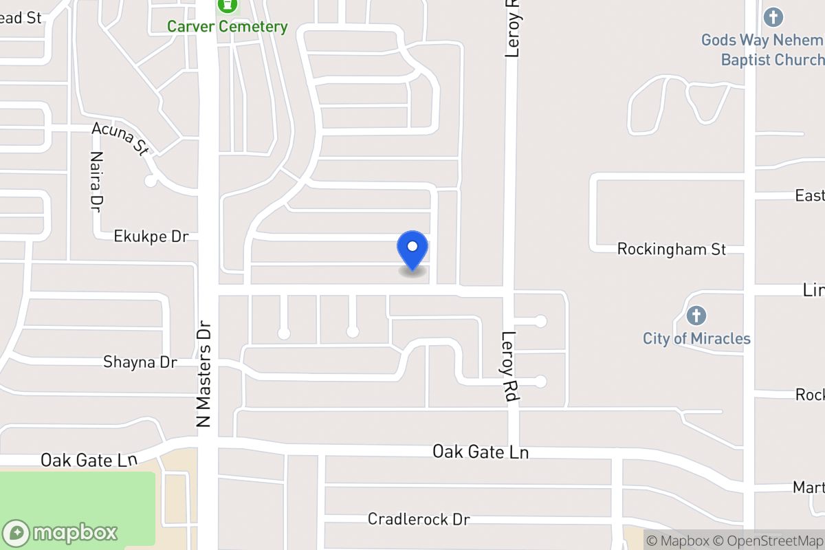 Map of 10383 Limestone Dr