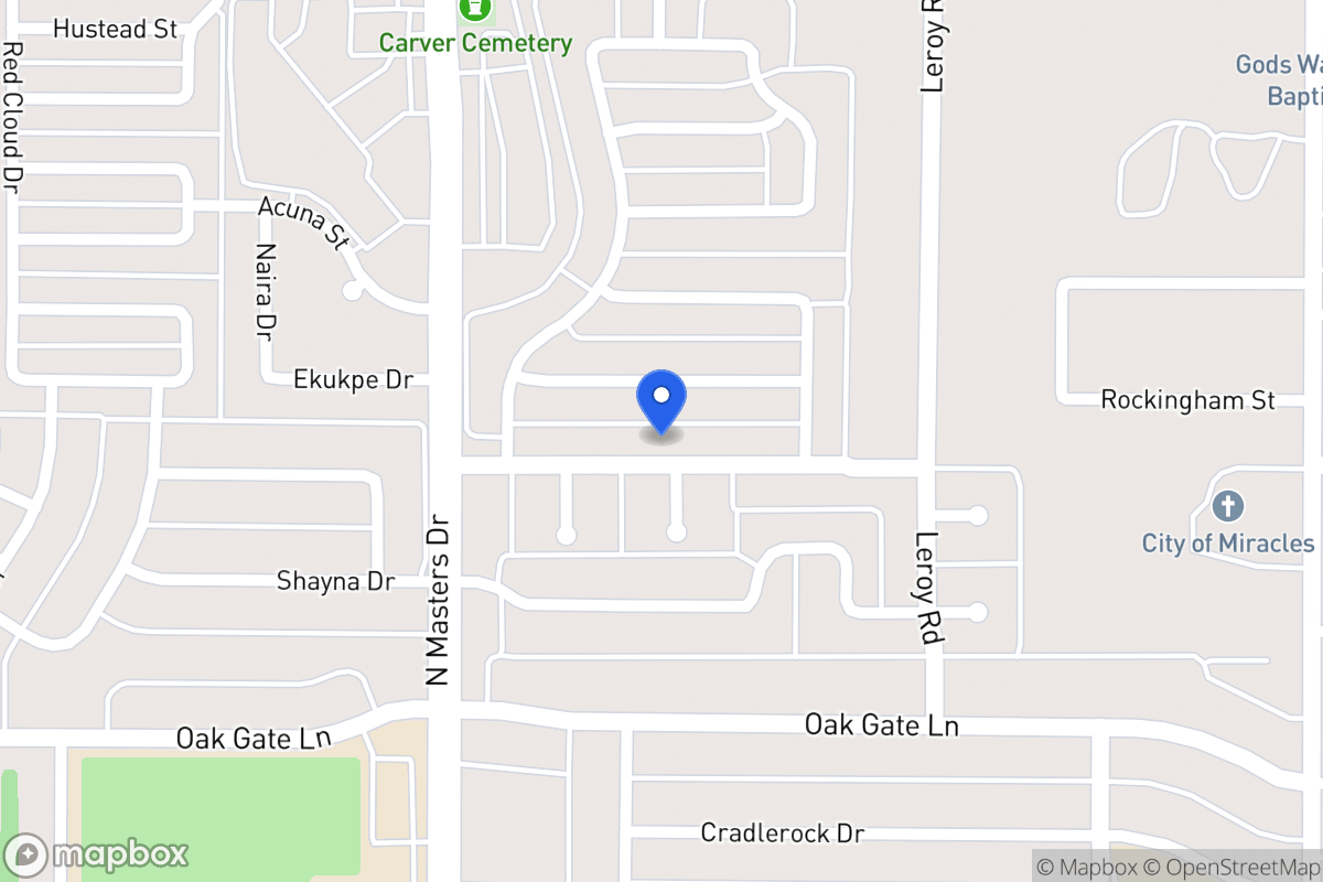 Map of 10347 Limestone Dr