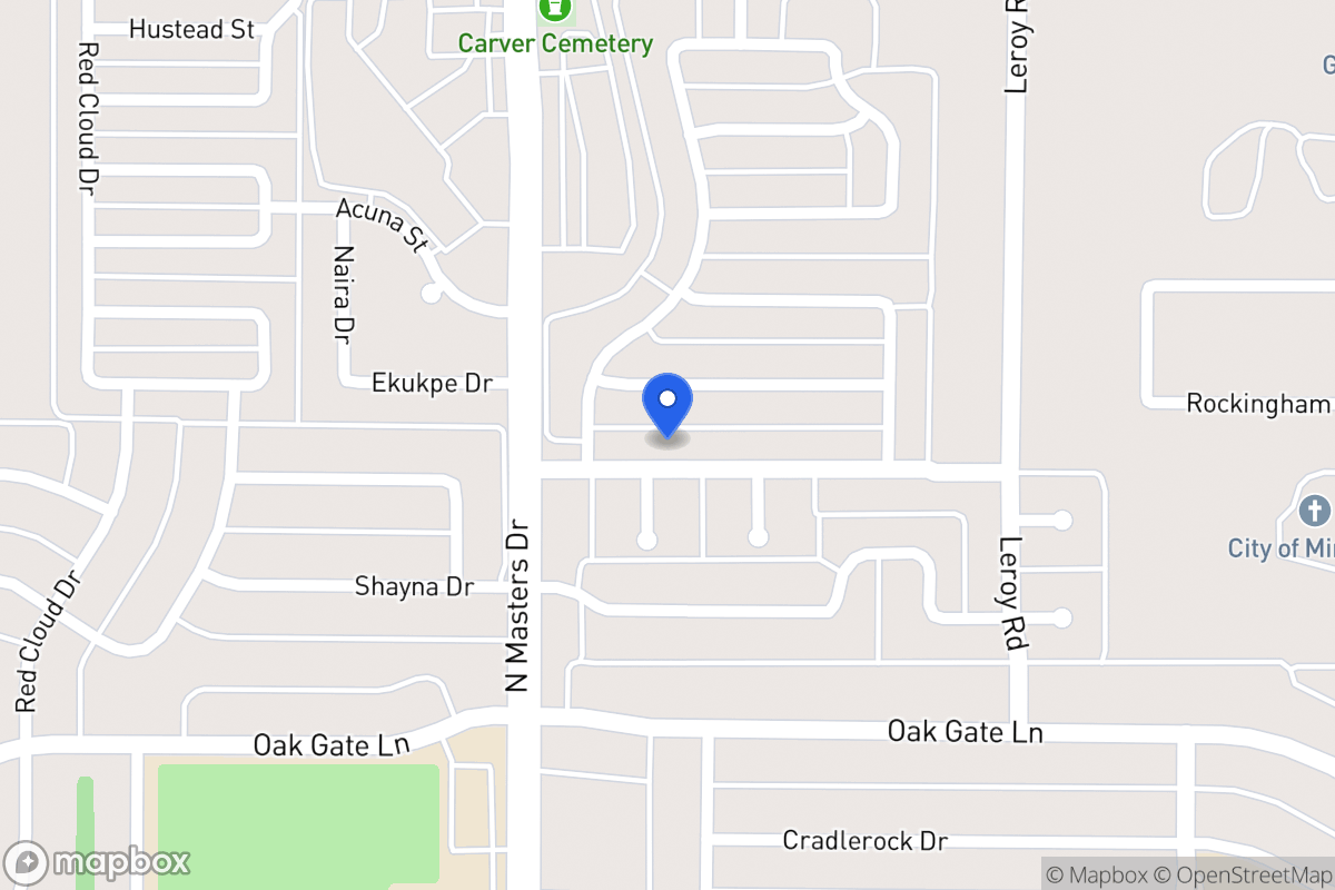 Map of 10323 Limestone Dr
