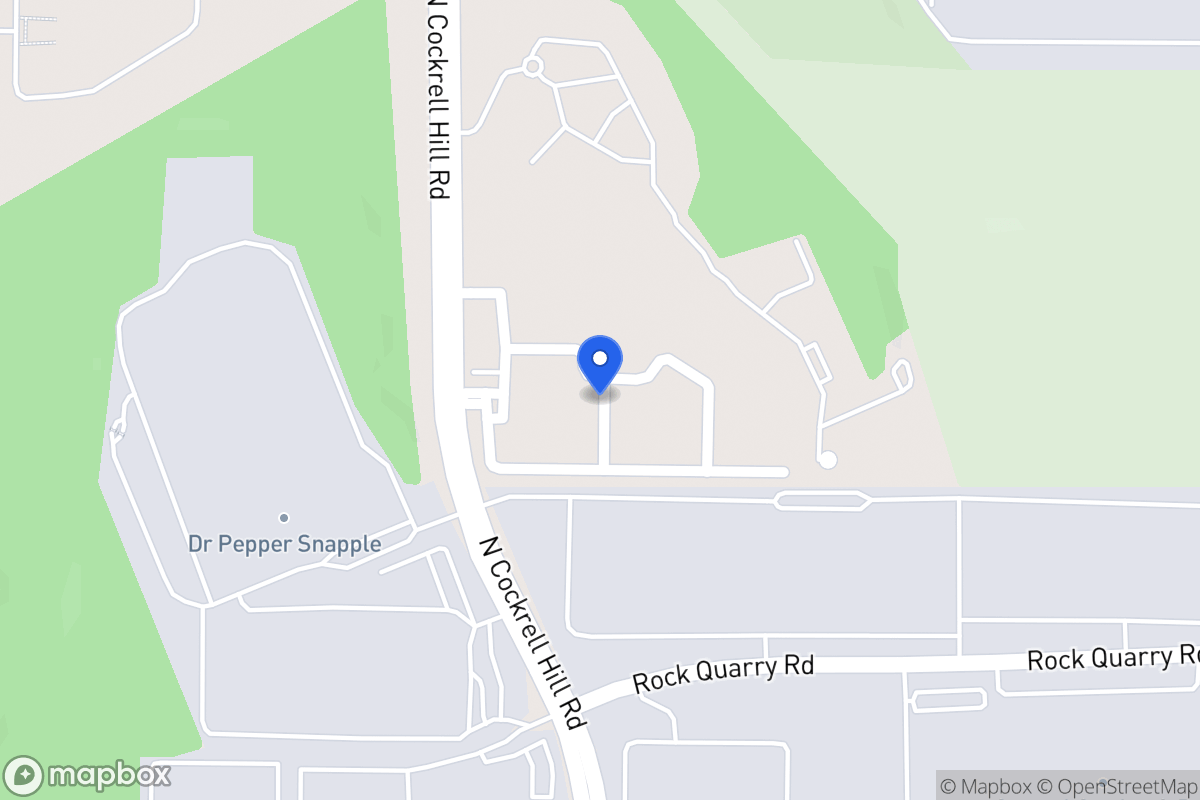 Map of 1210 N Cockrell Hill Rd
