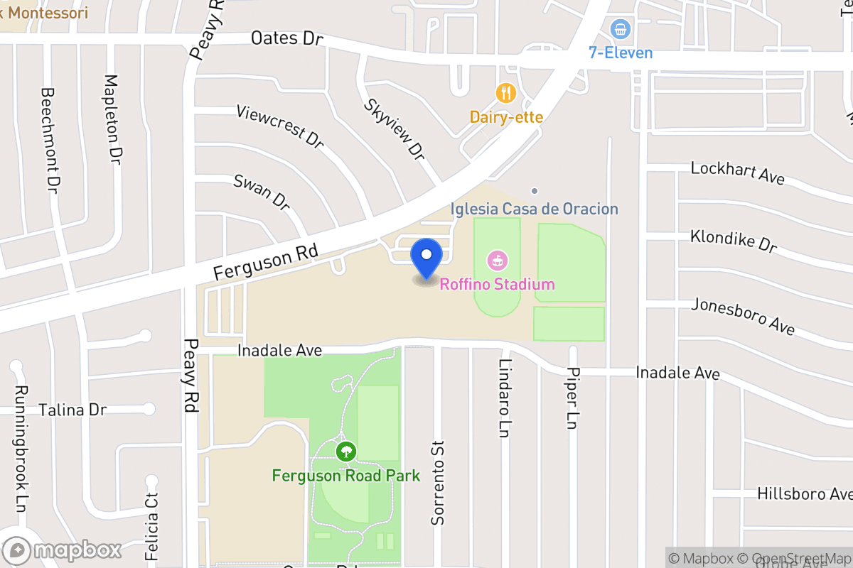 Map of 9750 Ferguson Rd