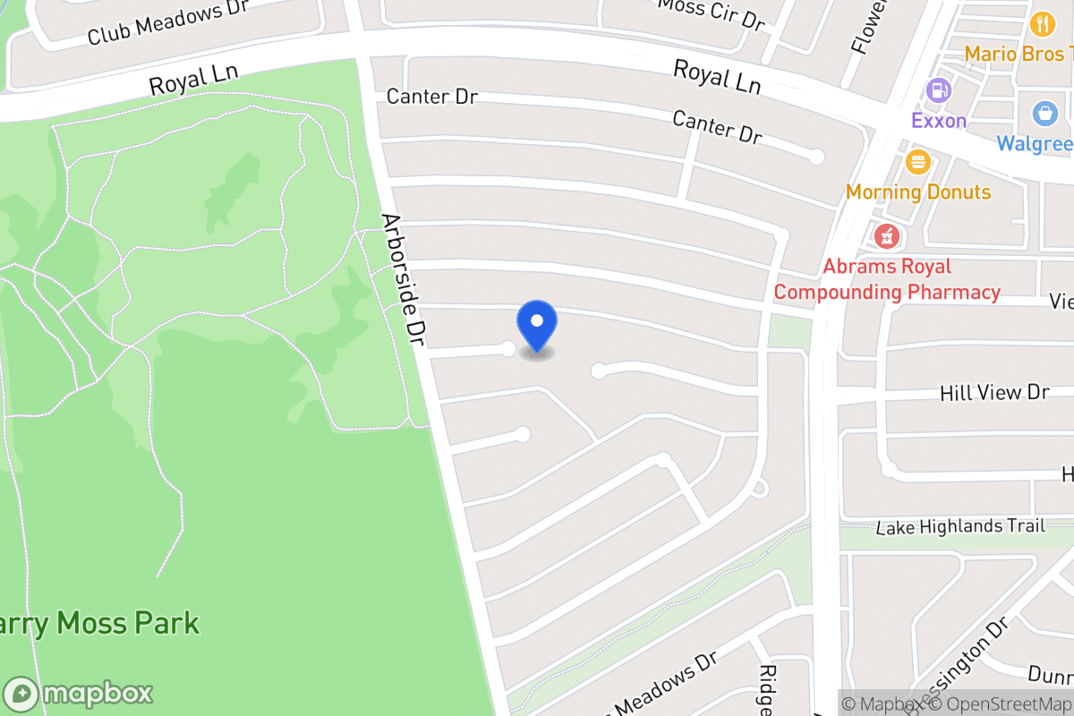 Map of 9214 Westwind Ct