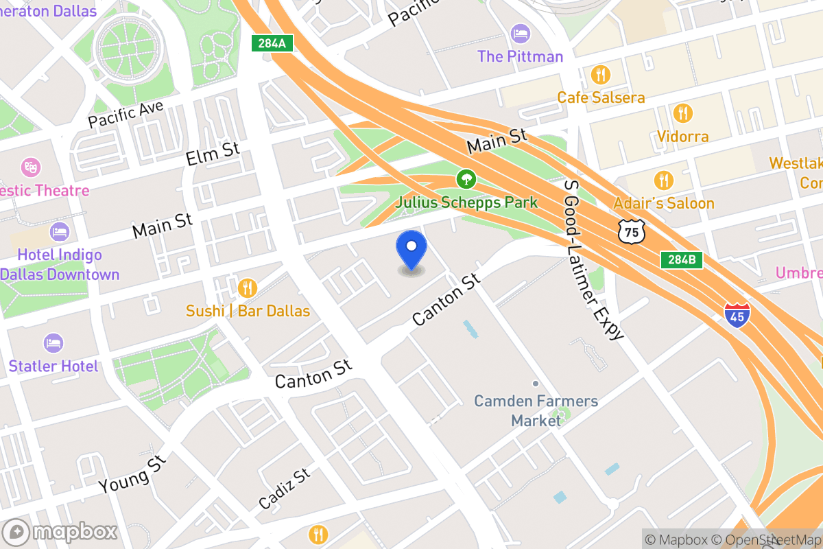 Map of 2401 Canton St