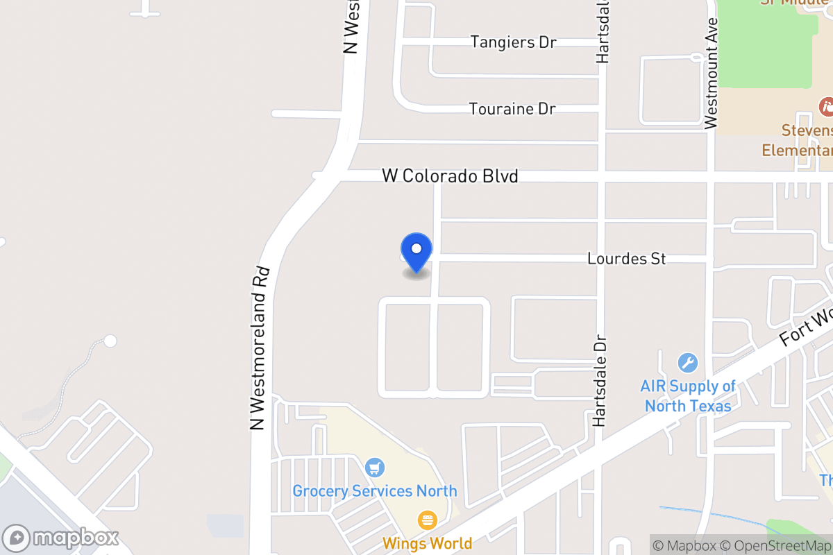Map of 3106 Lourdes St