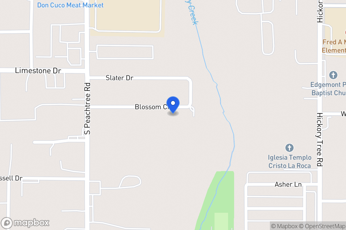 Map of 11508 Blossom Cir