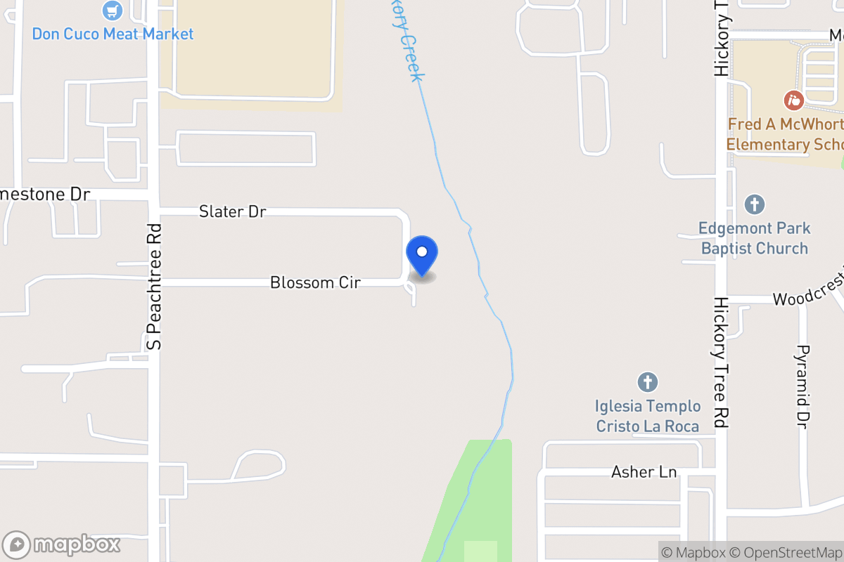 Map of 11520 Blossom Cir