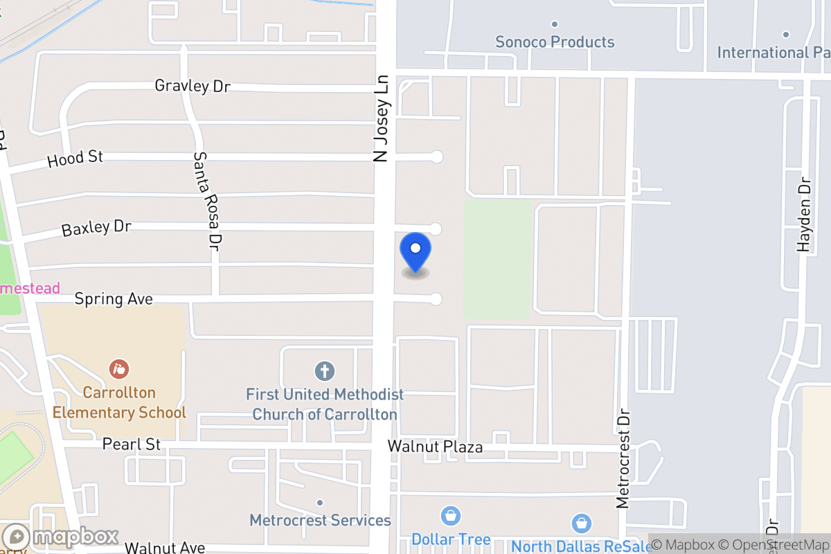 Map of 1908 Spring Cir