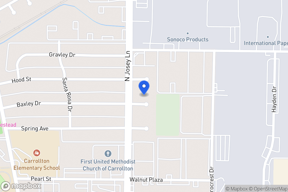 Map of 1907 Baxley Cir