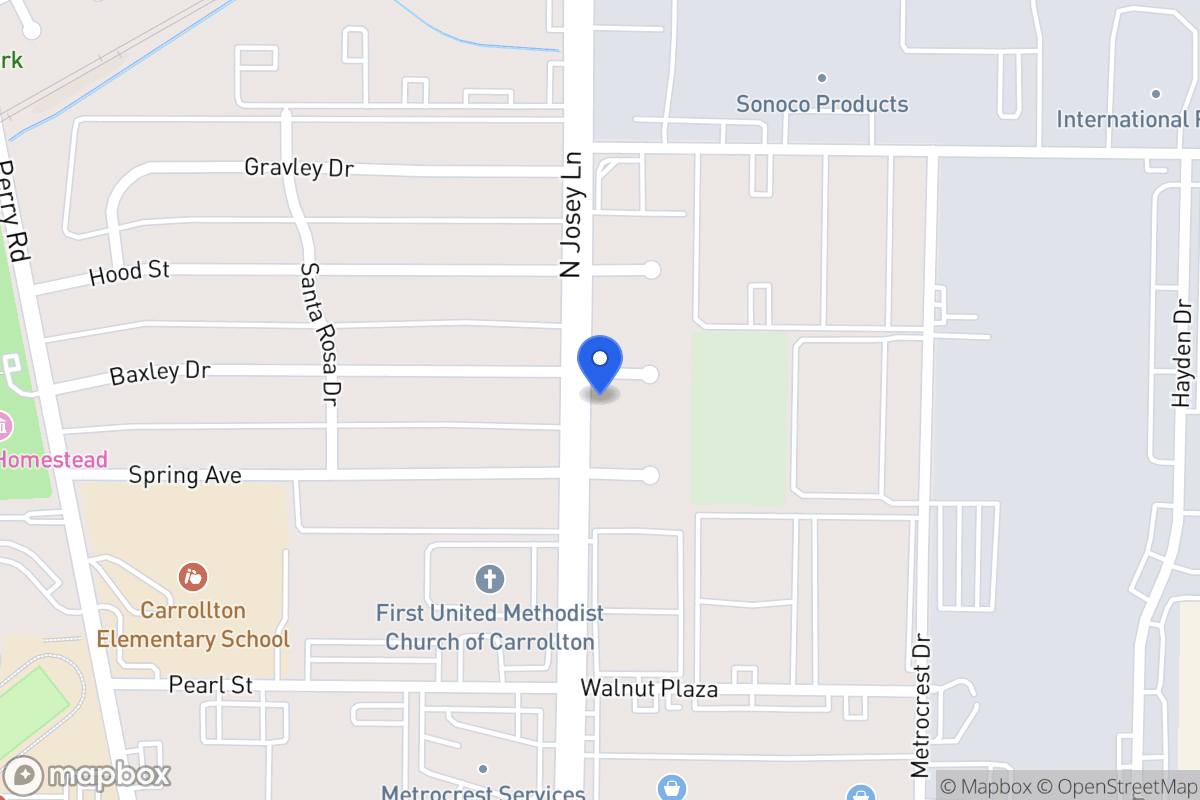 Map of 1900 Baxley Cir