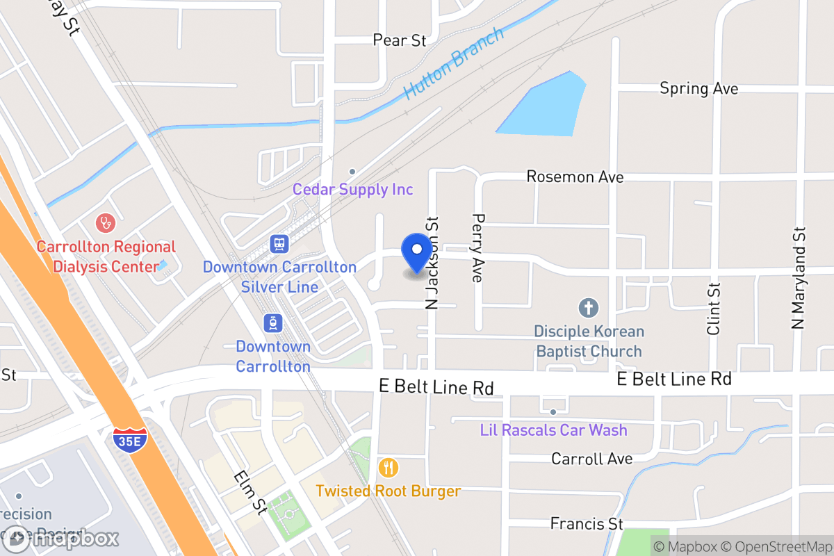 Map of 1105 Jackson St