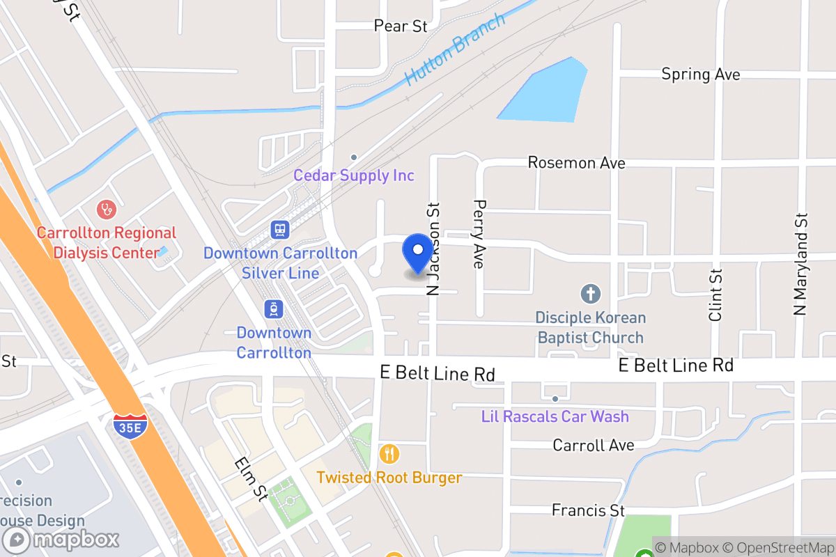 Map of 1101 Jackson St
