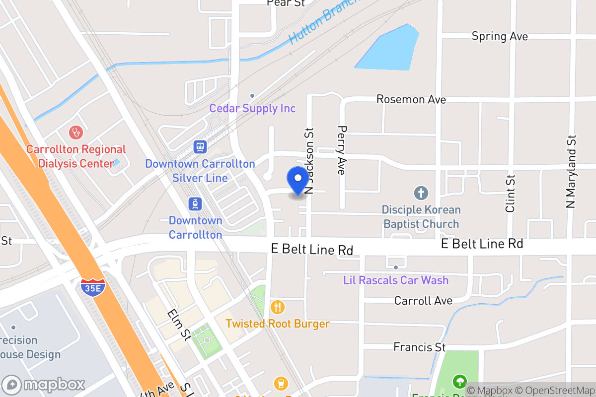 Map of 1011 Jackson St