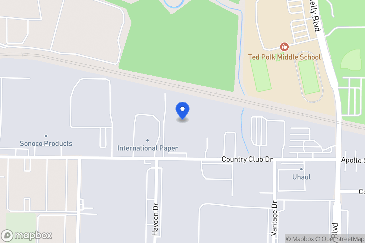 Map of 2025 Country Club Dr