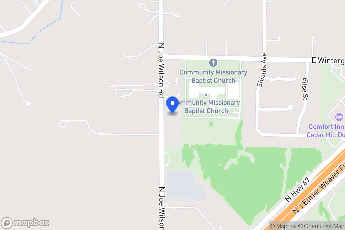 Map of 1408 N Joe Wilson Rd