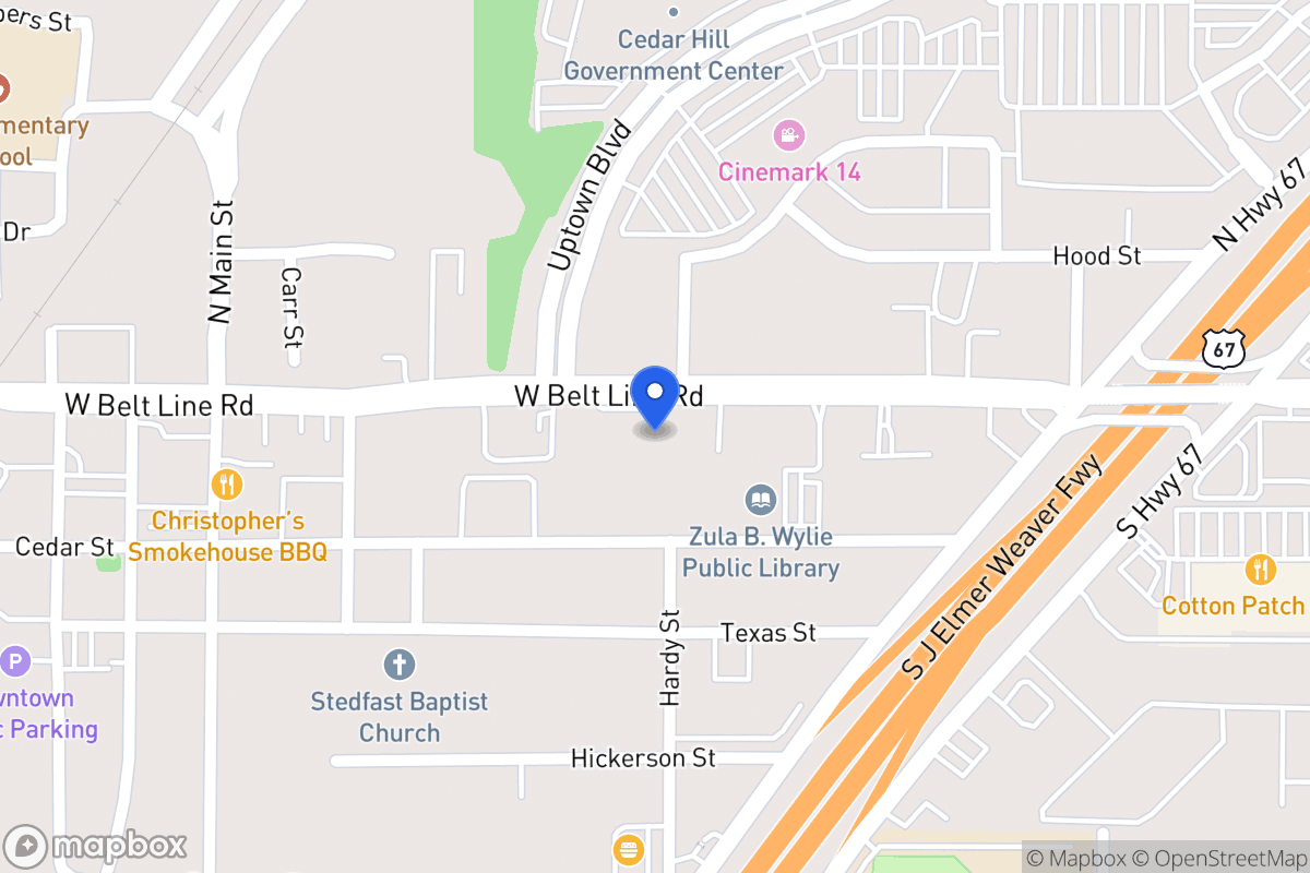 Map of 304 W Belt Line Rd