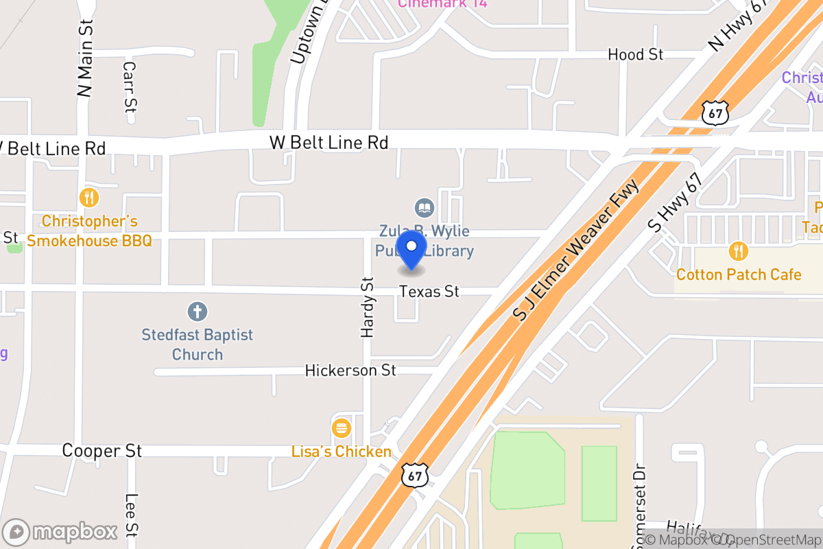 Map of 229 Texas St