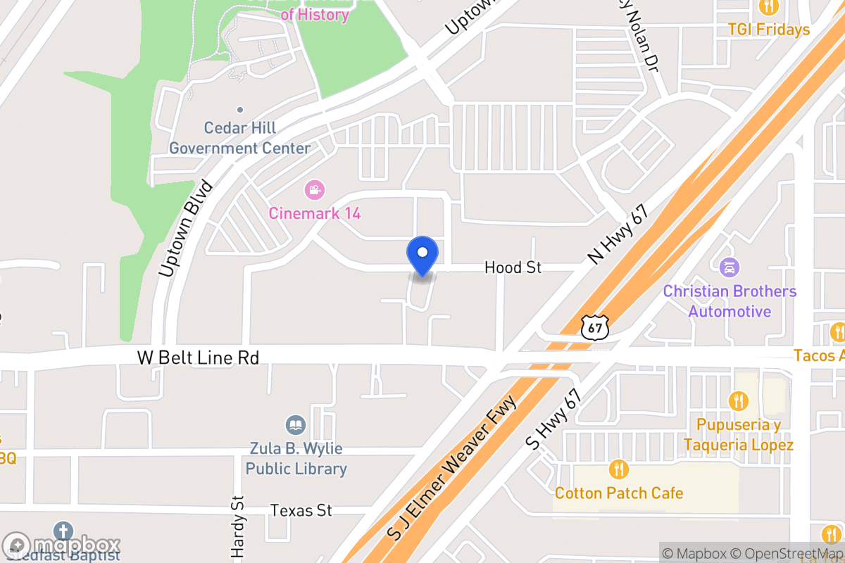 Map of 211 W Belt Line Rd