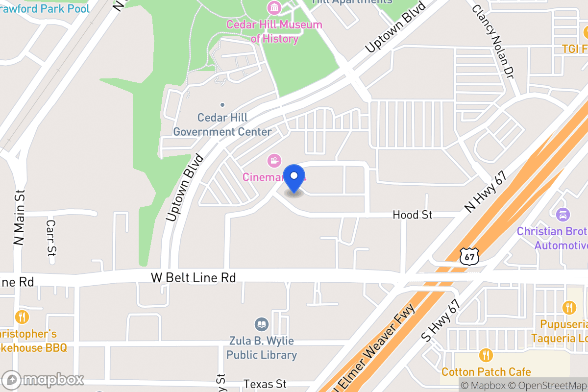 Map of 245 Hood Dr