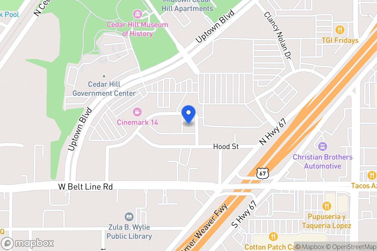 Map of 209 Cedar Bend Dr