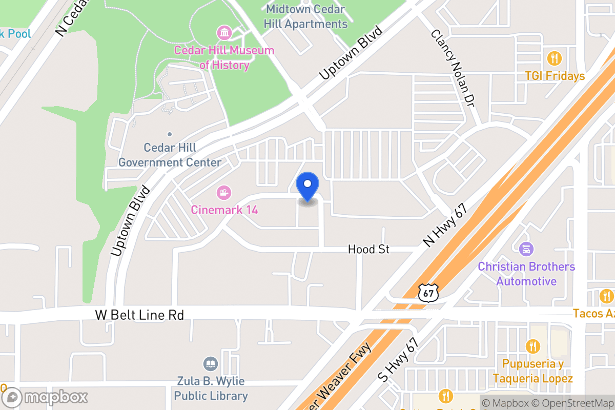 Map of 215 Cedar Bend Dr