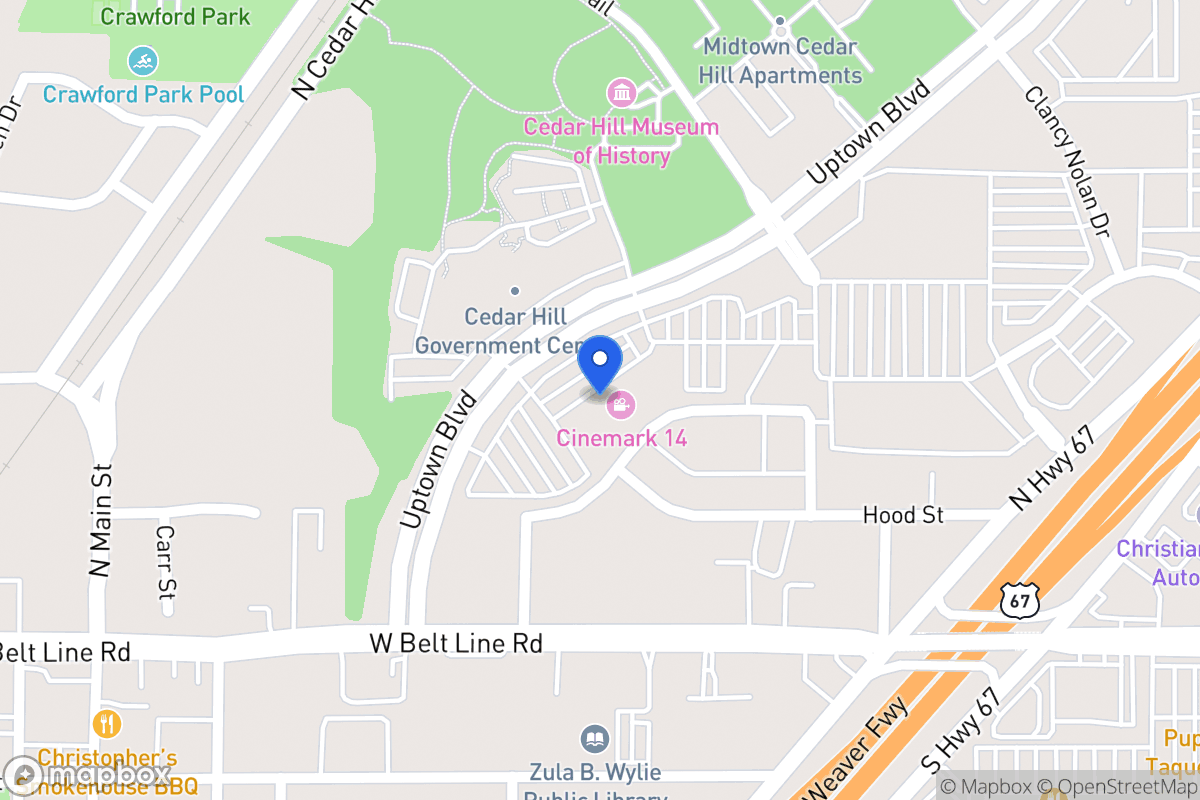 Map of 280 Uptown Blvd