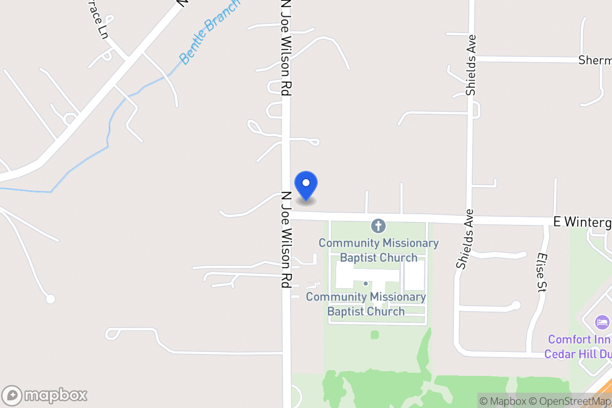 Map of 1440 N Joe Wilson Rd