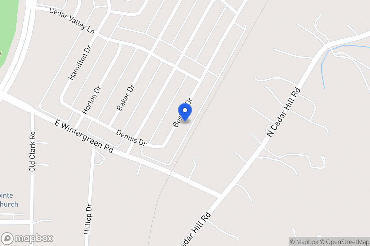 Map of 1410 Bosher Dr