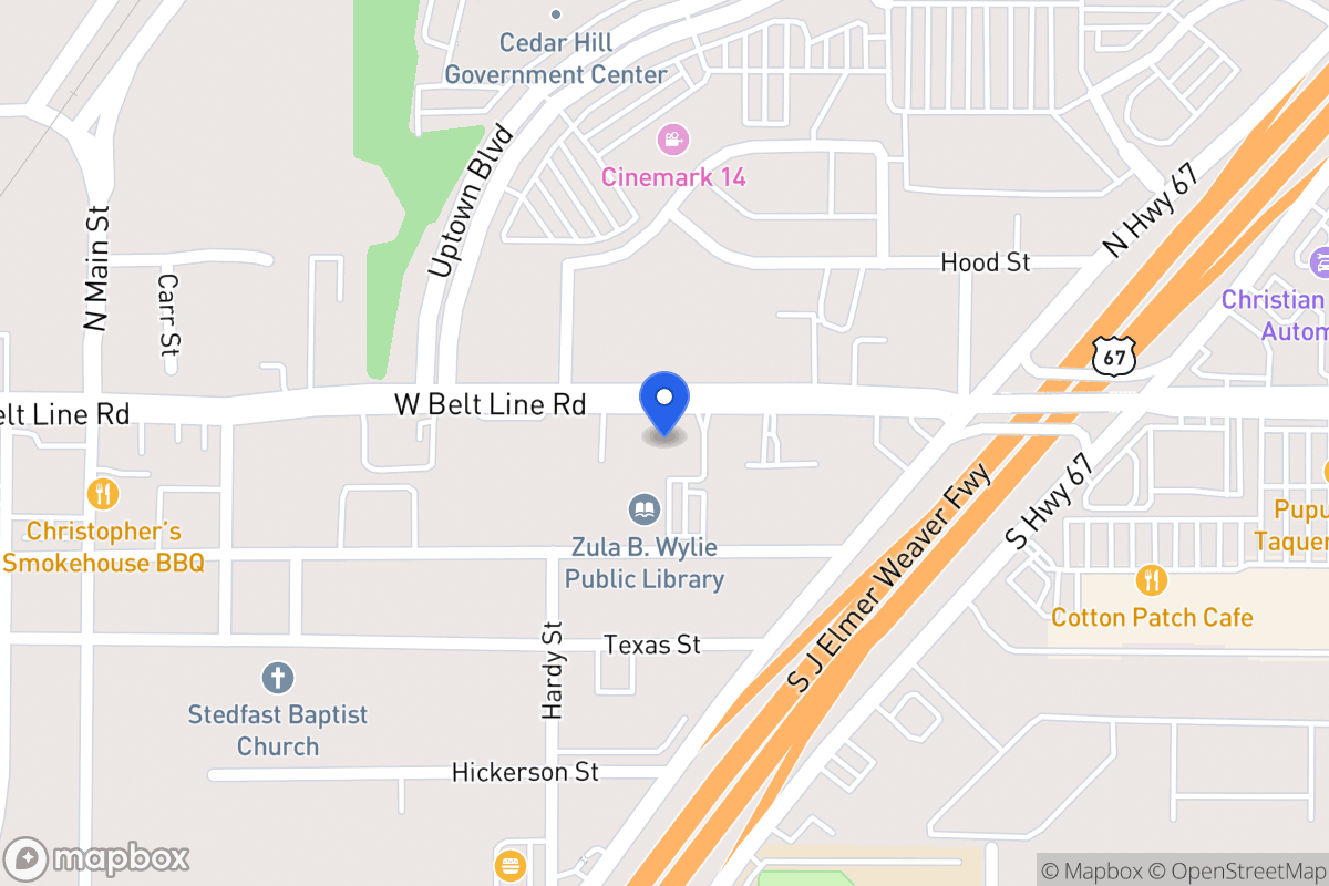 Map of 224 E Belt Line Rd