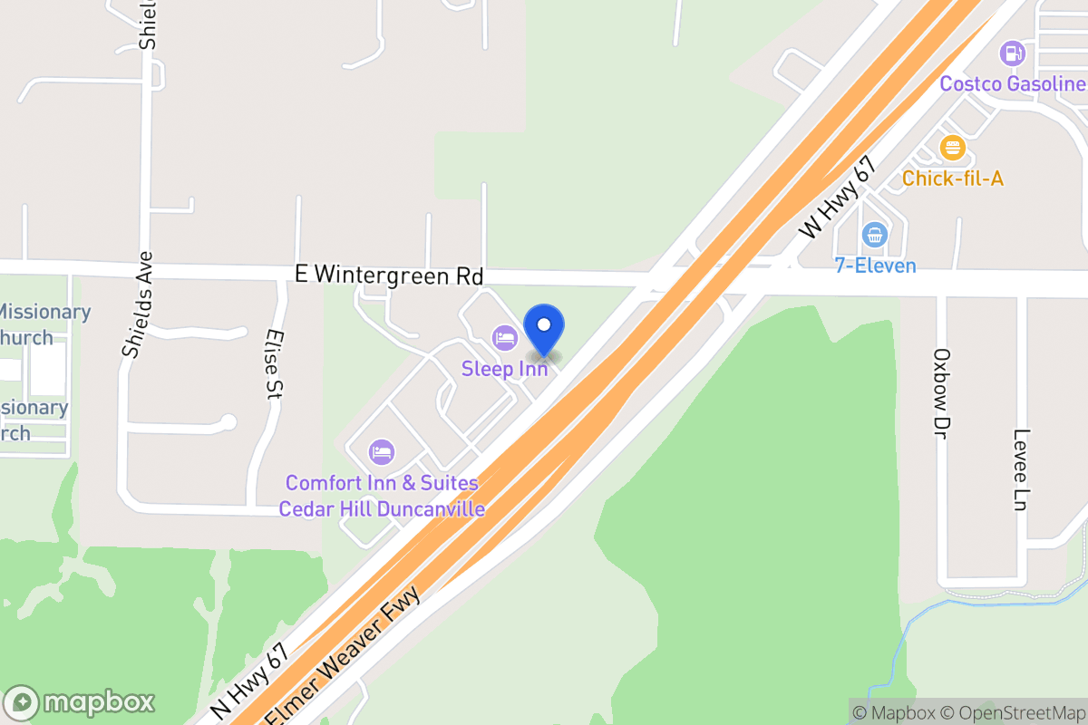 Map of 1439 N J Elmer Weaver Fwy