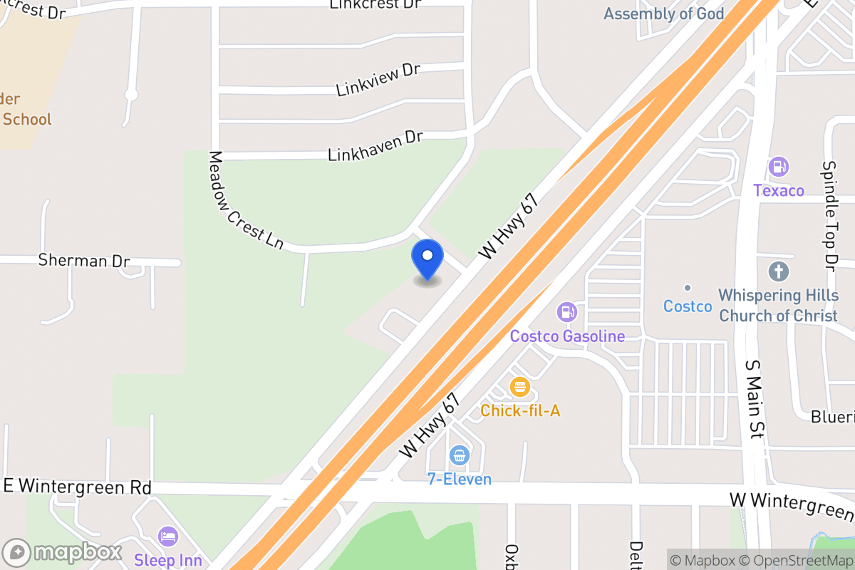 Map of 1521 N J Elmer Weaver Fwy