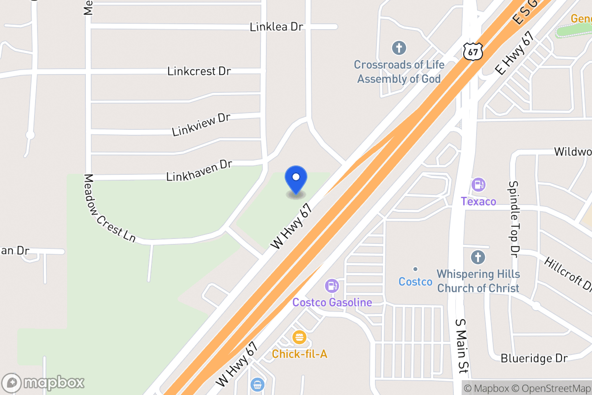 Map of 1505 N J Elmer Weaver Fwy