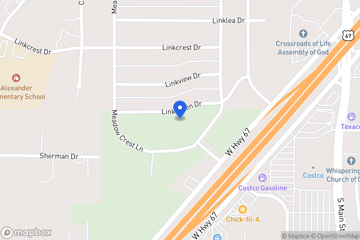 Map of 324 Linkhaven Dr