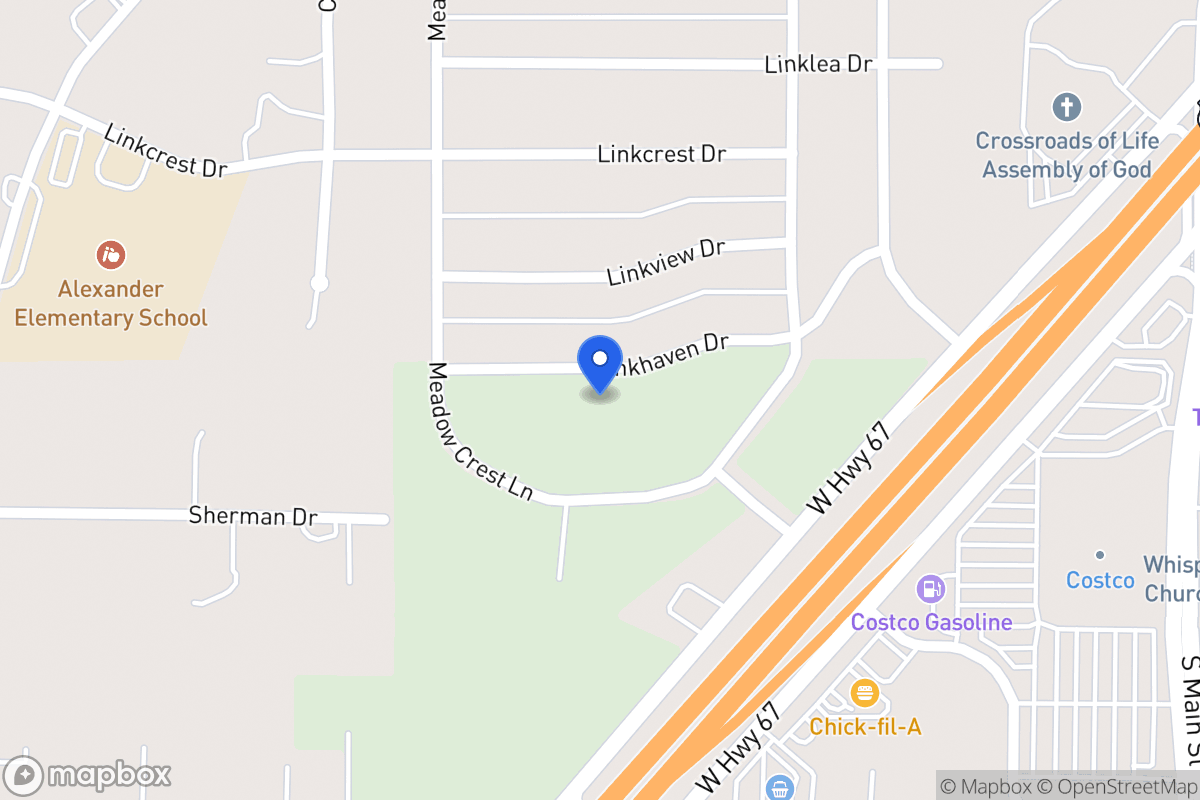 Map of 332 Linkhaven Dr