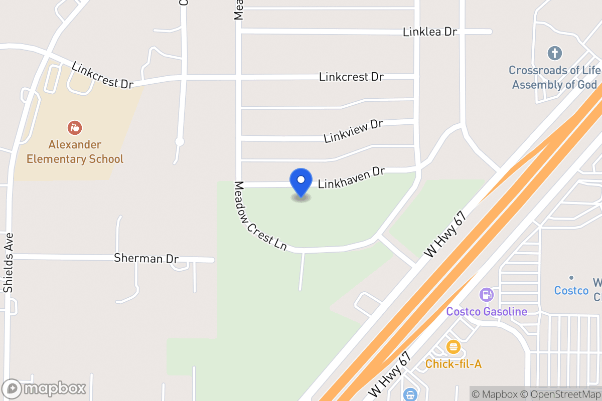 Map of 336 Linkhaven Dr